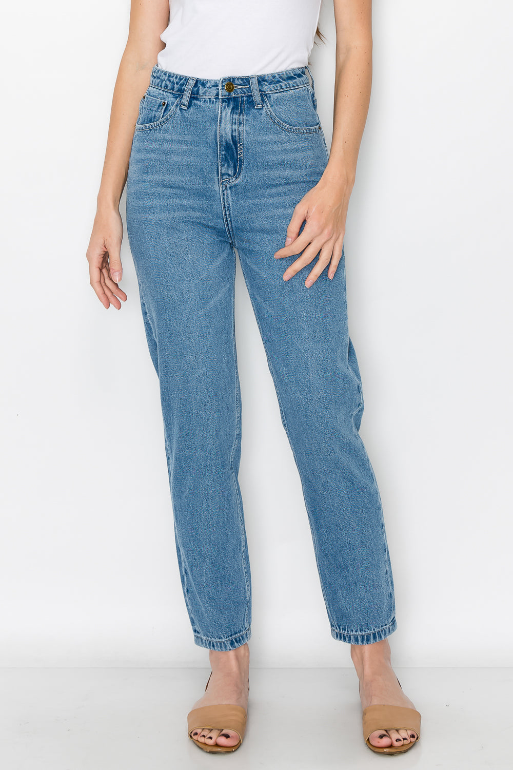 Buy Mid-Rise Mom Fit Jeans Online at Best Prices in India - JioMart.